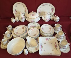 Hollóházi Hajnalka mintás ét,kv,tea,szendvicses készlet