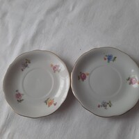 Zsolnay mokkás csészealj, jelzett számozott