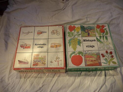 Közlekedés/Növények világa retro oktatójáték (516)
