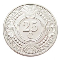 Holland Antillák,25 cents 2007 aUNC+ vas
