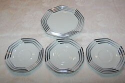 Mid-Century Modern Schirnding Bavaria porcelán reggeliző szett West Germany