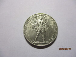 1935. Vatikán:  XI. PIUS,  50 Centesimi  RRR