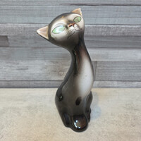 Kispesti gránit porcelán macska szobor