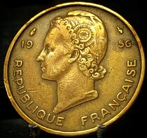 Francia Nyugat-Afrika 25 Frank, 1956 C13A3