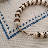 Silver (Ag) Beaded Bracelet