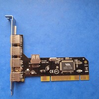 SD-VIA-5U 5-Port ( 4-Int + 1-Ext ) USB 2.0 PCI Card VIA Chipset