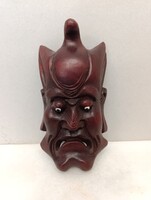 Antik ázsiai igényesen faragott keményfa keményfa buddha buddhista fej szobor 359 6293