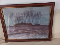 Kurucz D. : Tanya télen c festmény