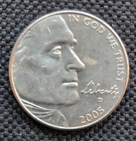 USA  bölényes 5 cents 2005 (CD23)