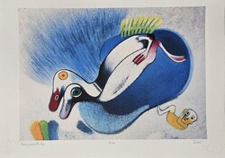 Földi Péter - Kacsaúsztató 30 x 42 cm computer print, merített papír