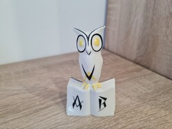 Hollóházi porcelán tudós bagoly