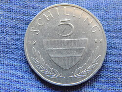 Ausztria 5 Schilling 1989