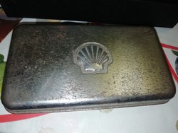 Régi Shell szerszám és dobozka a képeken látható állapotban vannak.Több száz Aukció Akció vegye vigy