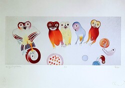 Földi Péter - Kígyótojások 30 x 42 cm computer print, merített papír