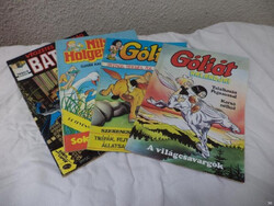 4 ritka képregény, Batman, Góliát, Holgerson (1233)