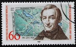 BB850p / Németország - Berlin 1989 Peter Joseph Lenné bélyeg pecsételt