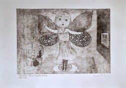 Kopacz Mária - Pillangó 60 x 84 cm akvatinta, papír