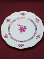 Herendi Apponyi mintás pur-pur kistányér