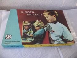 VEB (DDR) retro fodrász játék, ÚJ (4009)