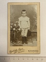 -AX094- Régi Vizitkép Vizit Kép Fotó Vizitkártya Kabinetfotó CDV
