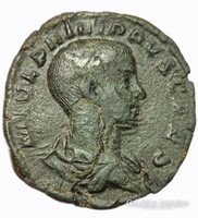 II Philippus bronz sestertius.  1-VL6