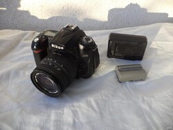NIKON D90 +objektív digi fényképezőgép 12MP (3286)