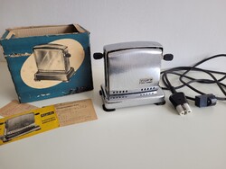 Régi retro 1968 DDR német működő kenyérpirító mid century