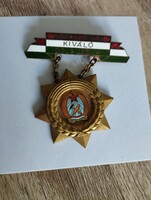 Gépállomás kiváló dolgozója Rákosi címeres kitüntetés