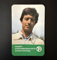 OTP Országos Takarékpénztár Nyugdíj-Előtakarékossági betét kártyanaptár 1986