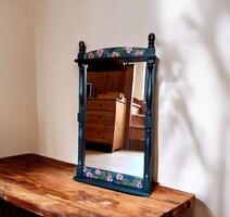 Vintage festett fa tükör