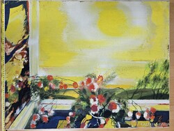 Virág csendélet festmény