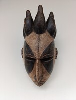 Antik afrikai Igbo népcsoport fa maszk Nigéria africká maska afrikanische Maske D79 917 6423