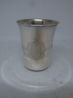 Magyar ezüst keresztelő pohár