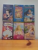 Walt Disney és három Barbie animációs film VHS