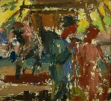 Dorogi Imre : Halászok (vázlat)