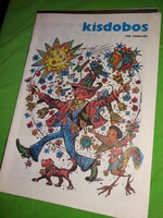 1988.február KISDOBOS havilap melléklettel, hátoldali képregénnyel gyűjtői állapotban képek szerint