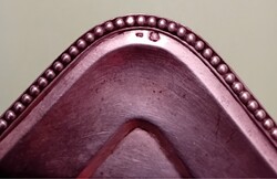 DIANÁS  ezüst tálca PARALELOGRAMMA alakú