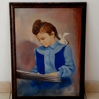 MÁCSAI ISTVÁN(1922-2005):Olvasó lány