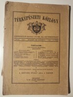 Kruttschnitt Aurél/Németh József Térképészeti közlöny 1930. augusztus