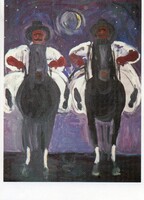 Képeslap:  Diószegi Balázs festmény.