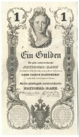 1 forint / gulden 1848 Ritka enyhén javított 3. Gyönyörű