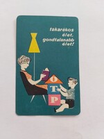 OTP 1962. évi kártyanaptár - Takarékos élet, gondtalanabb élet!