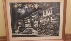 Bordás Ferenc/ Rodostó /fametszet