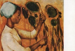 Postcard: painting by Erzsébet Udvardy.