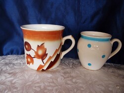 2 pcs large granite mugs