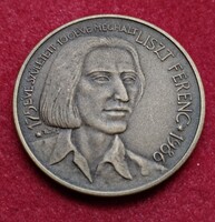 175 éve született - 100 éve halt meg Liszt Ferenc. Debrecen 1986.