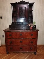 Antik, parasztbútor, tálaló szekrény