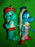 Retro DOLFI NOVOTEL HOTEL reklám gyűjthető mese delfin figurák egyben a 2 db a képek szerint