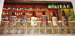 Retro YUGOSZLÁV - TAKOVÓ - MINIBÁR italosgyújtemény szeszes ital válogatás a képek szerint