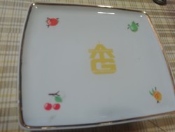 Hollóházi szögletes reklám tál Több 100 termék akciós aukciós